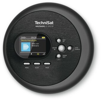 Technisat DIGITRADIO CD 2GO BT DAB+/FM discman zwart