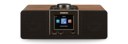 Sangean WFR-32 CE Walnut digitale DAB internetradio met bluetooth en app voorzijde