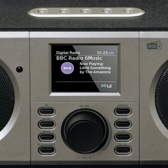 Lenco DAR-030BK stereo DAB+/FM radio zwart knoppen display