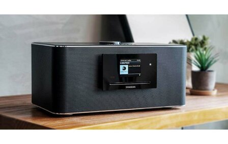 Sangean Revery R10 / DDR-75 BT draadloos stereo systeem met DAB+, CD, Spotify en Bluetooth