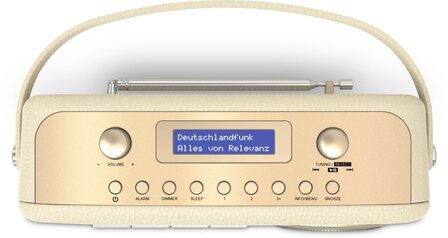 TechniSat Transita 130 retro DAB+/FM radio beige bovenkant