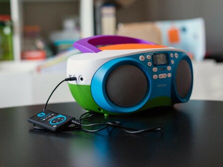 Lenco SCD-41 FM/CD/USB draagbare multicolour kinderradio