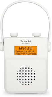 Technisat DIGITRADIO 30 DAB+/FM waterdichte doucheradio wit voorkant