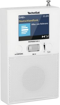 Technisat DIGITRADIO FLEX 2 DAB+/FM compacte plug-in radio voorkant links