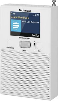 Technisat DIGITRADIO FLEX 2 DAB+/FM compacte plug-in radio voorkant rechts