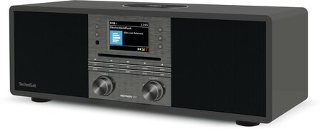 Technisat DIGITRADIO 650 DAB+/FM Wi-Fi radio antraciet voorkant rechts