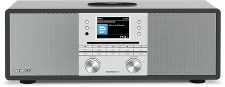 Technisat DIGITRADIO 650 DAB+/FM Wi-Fi radio antraciet zilver voorkant