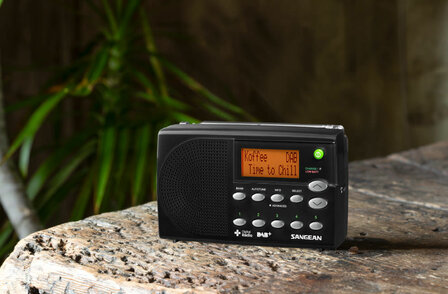 Sangean DPR-65 DAB+/FM-RDS digitale compacte en oplaadbare radio zwart