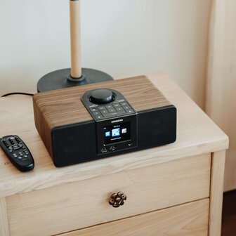 Sangean WFR-32 CE Walnut digitale DAB internetradio met bluetooth en app