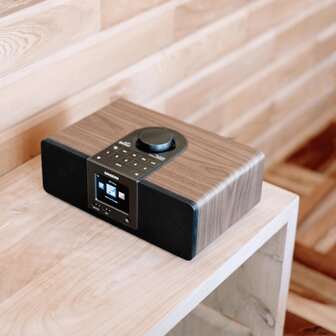 Sangean WFR-32 CE Walnut digitale DAB internetradio met bluetooth en app