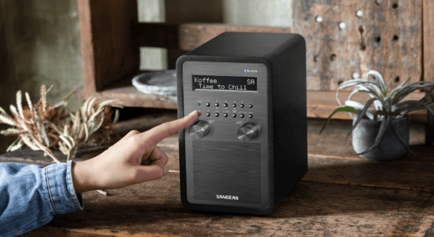 Sangean DDR-60BT DAB+/FM-RDS digitale stereo radio zwart met bluetooth