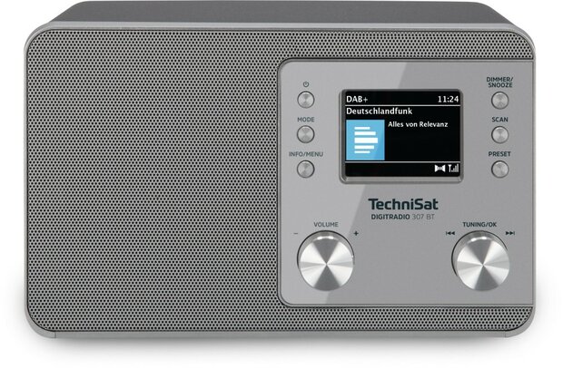 Technisat DIGITRADIO 307 BT DAB+/FM radio met BestTune-technologie zilver