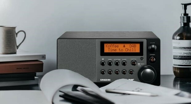 Sangean DDR-31+ DAB+/FM houten kast tafelradio met bluetooth zwart