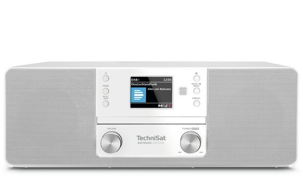 Technisat DIGITRADIO 370 CD IR DAB+/FM radio wit