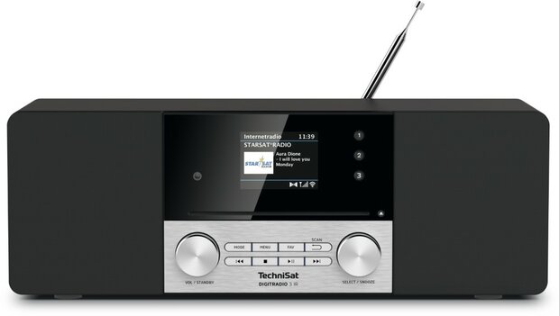 Technisat DIGITRADIO 3 IR DAB+/FM radio zwart