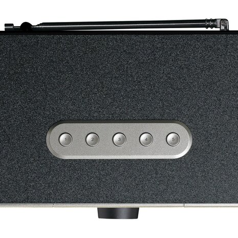 Lenco DAR-030BK stereo DAB+/FM radio zwart bovenzijde