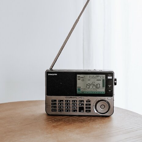 Sangean ATS-909X2 ultieme wereldontvanger FM, SW, MW, LW, Air radio grijs