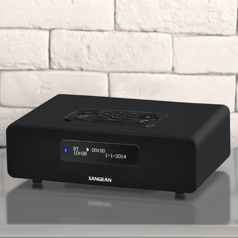 Sangean DDR-36 Black DAB+/FM-RDS digitale tafelradio met bluetooth aux zwart