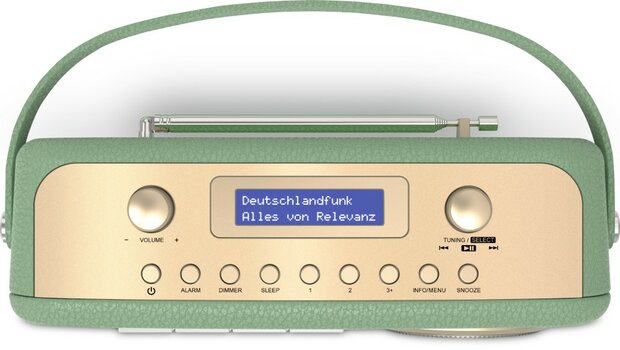 TechniSat Transita 130 retro DAB+/FM radio groen bovenkant