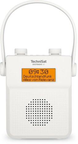 Technisat DIGITRADIO 30 DAB+/FM waterdichte doucheradio wit voorkant