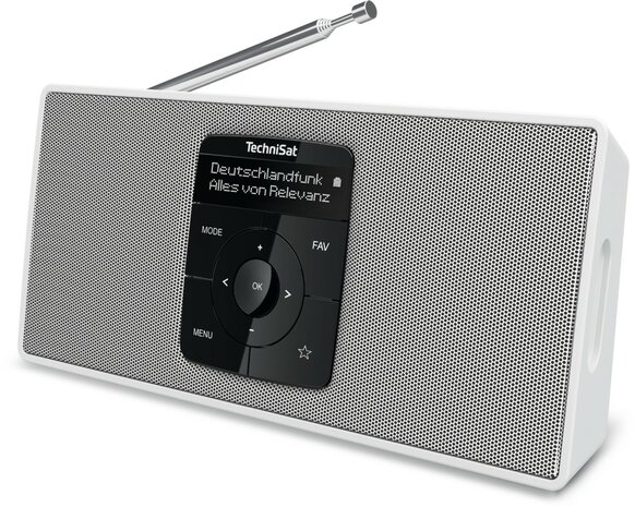 Technisat DIGITRADIO 2 S DAB+/FM radio met bluetooth wit rechts