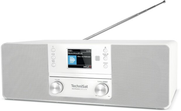 Technisat DIGITRADIO 370 CD IR DAB+/FM radio wit rechts