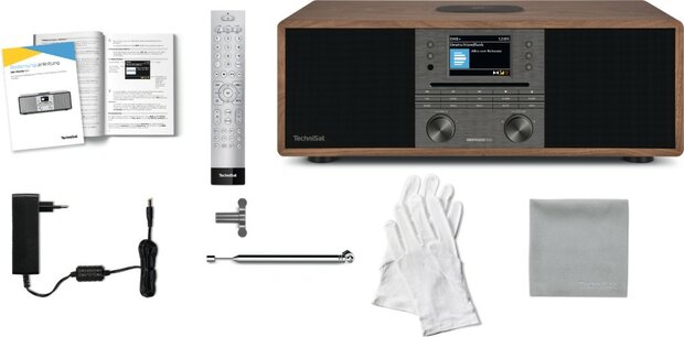 Technisat DIGITRADIO 650 DAB+/FM Wi-Fi radio walnoot antraciet onderdelen