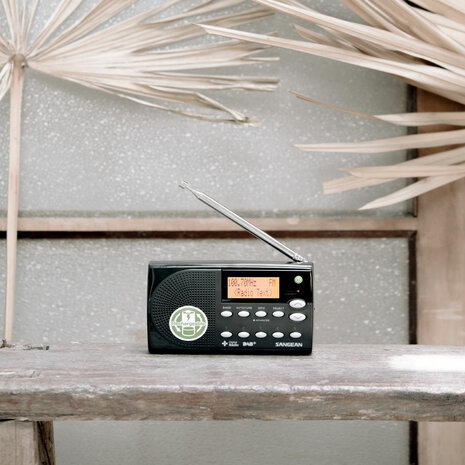 Sangean DPR-65 DAB+/FM-RDS digitale compacte en oplaadbare radio zwart