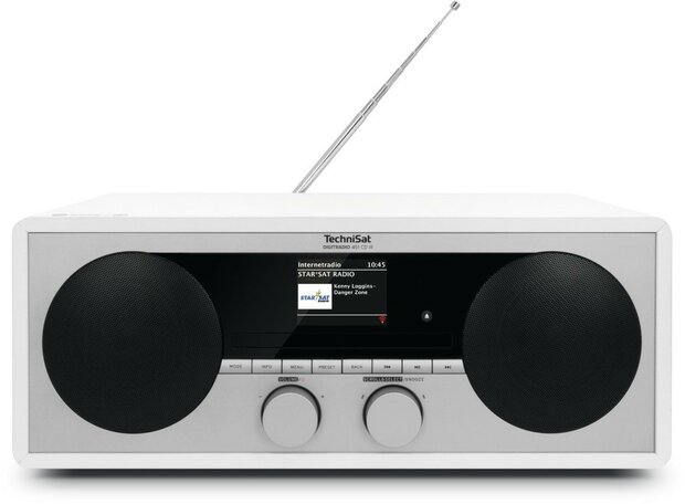 TechniSat DIGITRADIO 451CD IR DAB+/FM stereo tafelradio wit