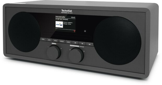 TechniSat DIGITRADIO 451CD IR DAB+/FM stereo tafelradio antraciet