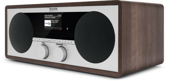 Technisat DIGITRADIO 451CD IR DAB+/FM stereo tafelradio hout 