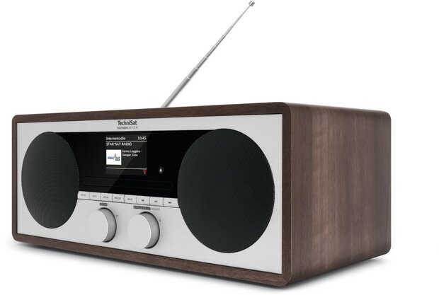 Technisat DIGITRADIO 451CD IR DAB+/FM stereo tafelradio hout 