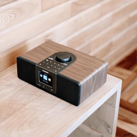 Sangean WFR-32 CE Walnut digitale DAB internetradio met bluetooth en app