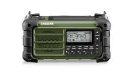 Sangean Survivor MMR-99 AM/FM radio Forest Green met zonnepaneel en dynamo Sangean Survivor MMR-99 AM/FM radio Forest Green met zonnepaneel en dynamo