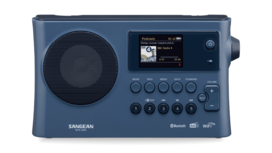 Sangean WFR-28BT Dark Blue DAB+/FM oplaadbare internetradio donkerblauw met bluetooth en app Sangean WFR-28BT Dark Blue DAB+/FM oplaadbare internetradio donkerblauw met bluetooth en app