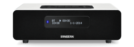 Sangean DDR-36 White DAB+/FM-RDS digitale tafelradio met bluetooth aux zwart wit Sangean DDR-36 White DAB+/FM-RDS digitale tafelradio met bluetooth aux zwart wit