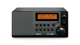 Sangean DDR-31+ DAB+/FM houten kast tafelradio met bluetooth zwart Sangean DDR-31+ DAB+/FM houten kast tafelradio met bluetooth zwart