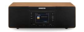 Sangean DDR-66BT Walnut All-in-one stereo muzieksysteem DAB+ AUX en CD-speler Sangean DDR-66BT Walnut All-in-one stereo muzieksysteem DAB+ AUX en CD-speler