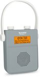 Technisat DIGITRADIO 30 DAB+/FM waterdichte doucheradio grijs Technisat DIGITRADIO 30 DAB+/FM waterdichte doucheradio grijs